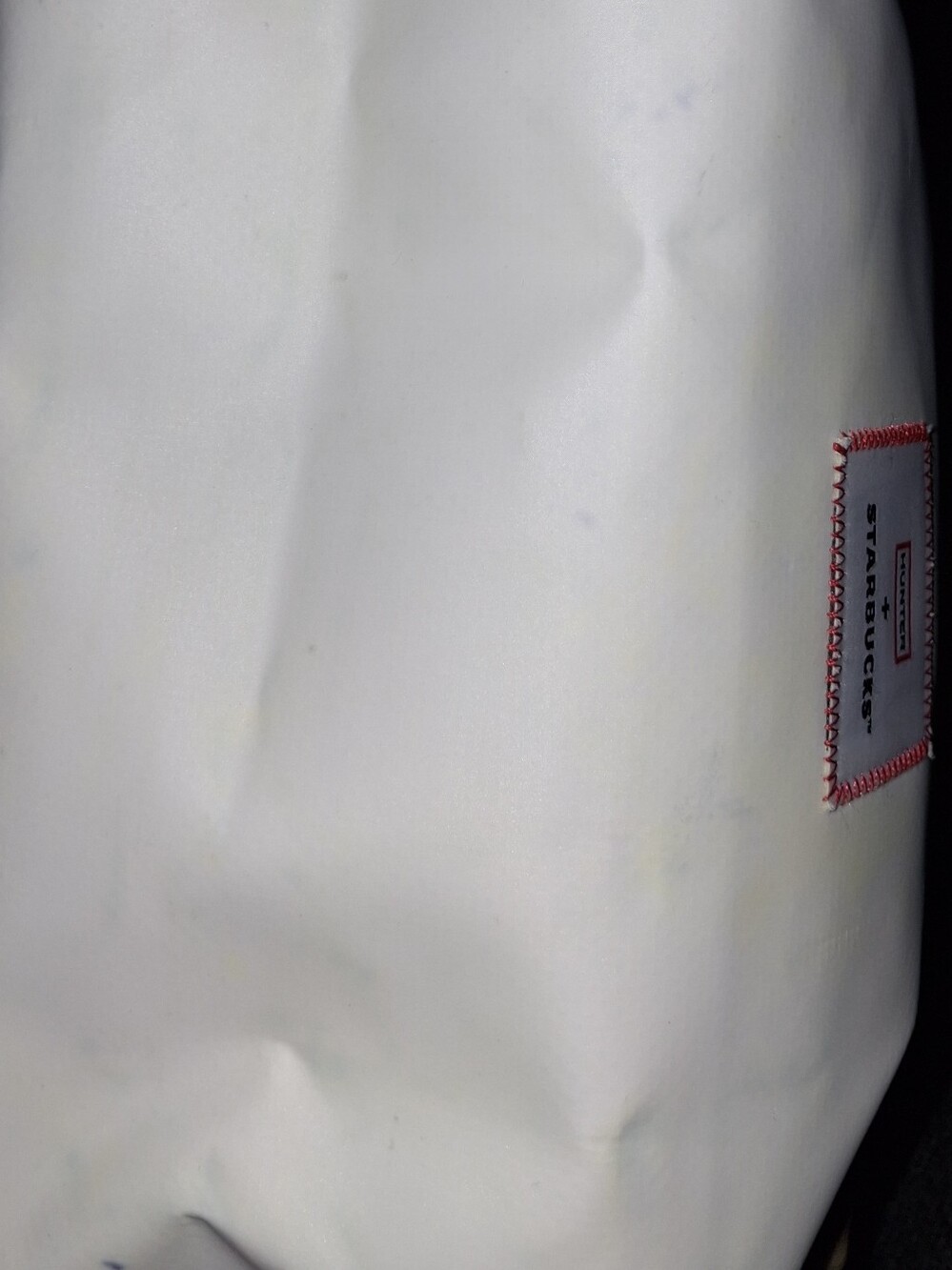 Starbucks Cream Crossbody Bag with Green Stripe Strap - Picture 7 of 7